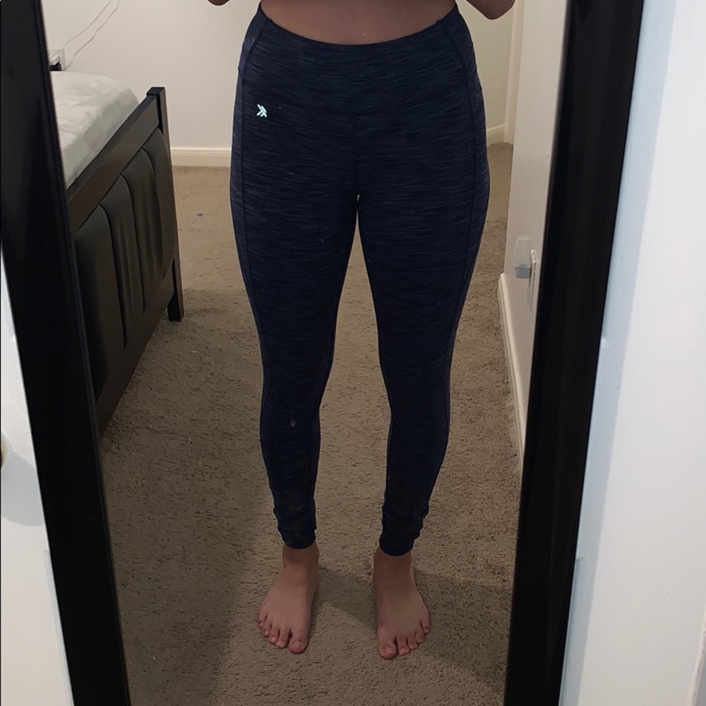 Blue cool print leggings